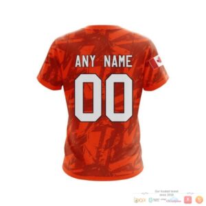 Personalized Edmonton Oilers With Canada Flag 3D Shirt Hoodie