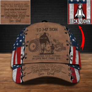 Personalized Fahr To My Son Custom Cap