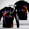 Personalized Fedex 3D Hoodie Zip Hoodie