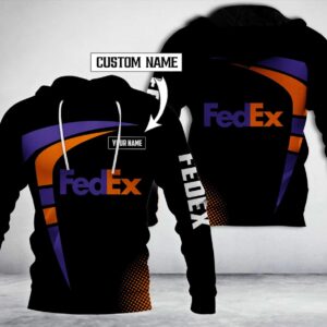 Personalized Fedex 3D Hoodie Zip Hoodie