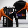 Personalized Fedex Black 3D Hoodie Zip Hoodie