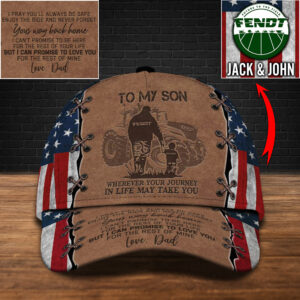 Personalized Fendt To My Son Custom Cap
