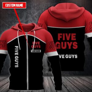 Personalized Five Guys 3D Fleece Hoodie Hoodie
