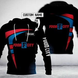 Personalized Food City 3D Hoodie Zip Hoodie 3