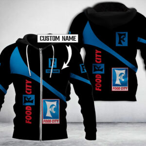 Personalized Food City 3D Hoodie Zip Hoodie
