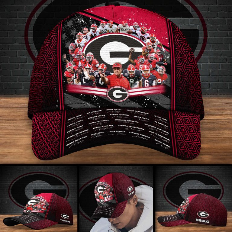 Personalized-Georgia-Bulldogs-Football-Player-Ncaa-Custom-Cap-1