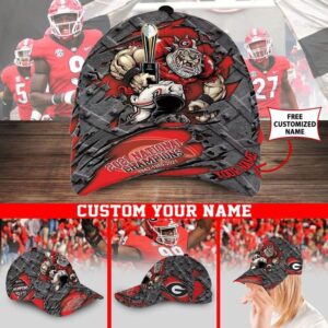 Personalized Georgia Bulldogs Mascot Uga 2021 National Champions Cap