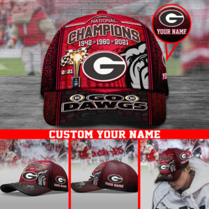 Personalized Georgia Bulldogs National Champions Go Dawgs Cap 1