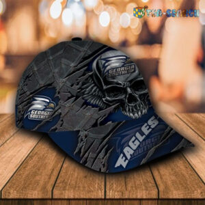Personalized Georgia Southern Eagles 3D Skull Cap Hat