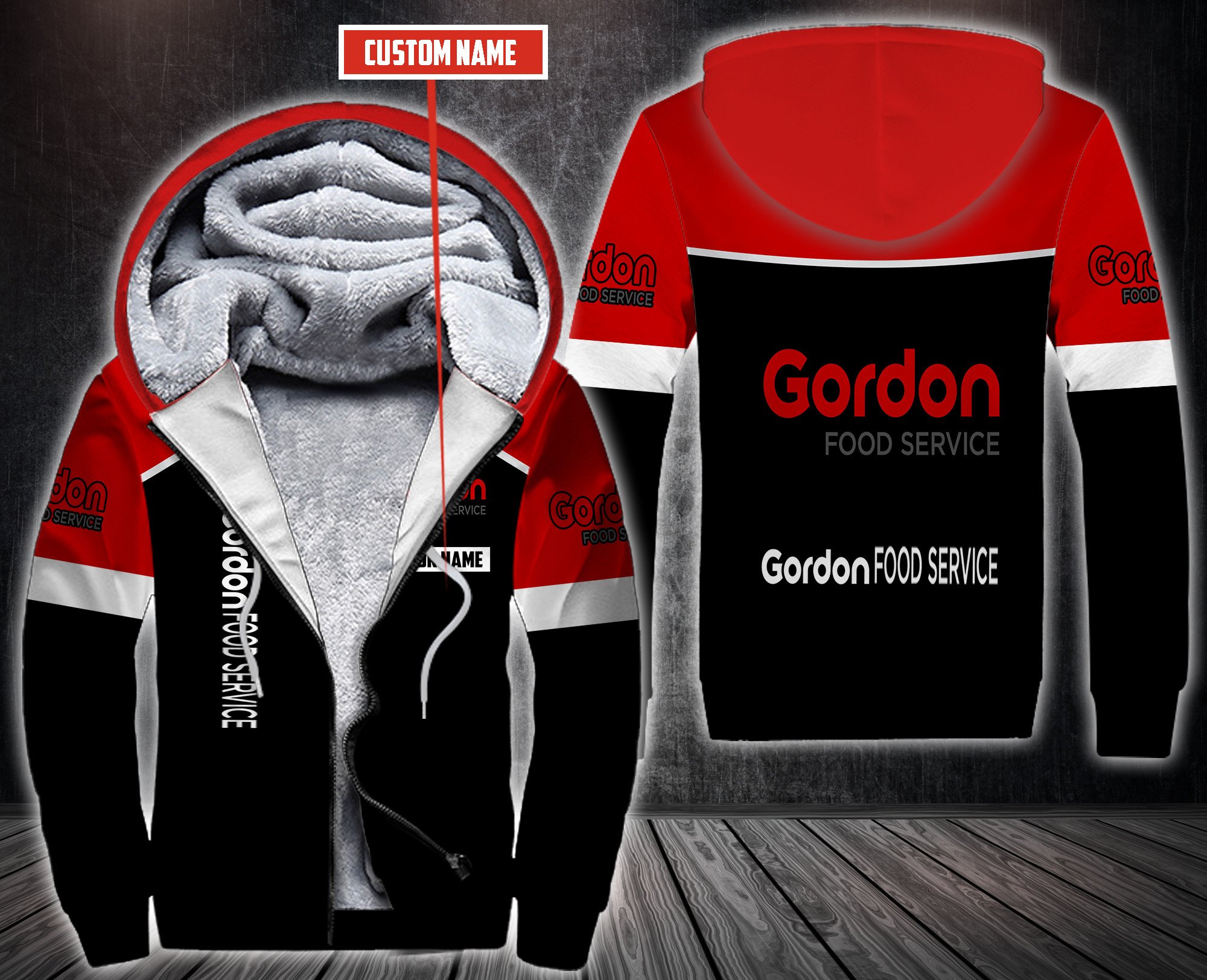 Personalized-Gordon-Food-Service-3D-Fleece-Hoodie-Hoodie-1
