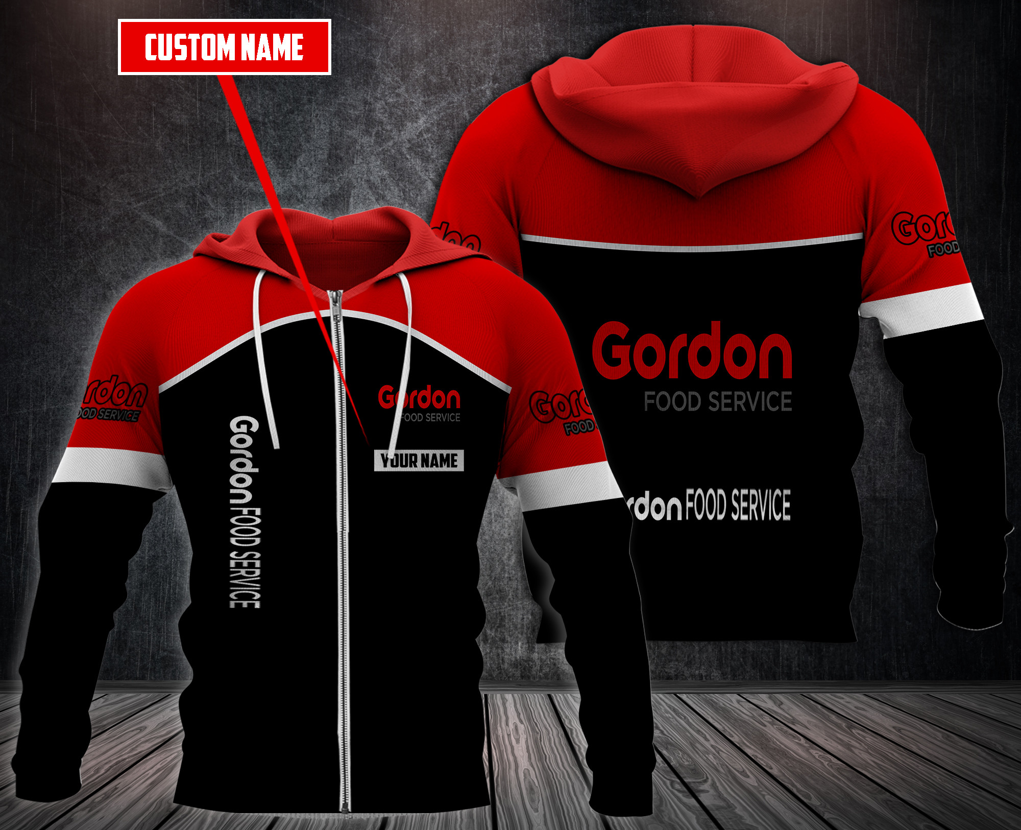 Personalized Gordon Food Service 3D Fleece Hoodie Hoodie Personalized Gordon Food Service 3D Fleece Hoodie Hoodie