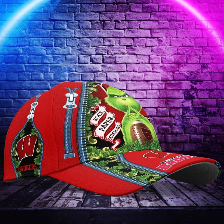 Personalized-Grinch-Wisconsin-Badgers-Ncaa-Custom-Cap-3