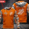 Personalized Home Depot Orange 3D Fleece Hoodie Hoodie