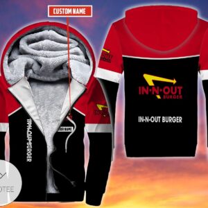 Personalized In N Out Burger Fleece Hoodie