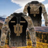 Personalized Indiana Hoosiers Hunting Camo Custom 3D Shirt Hoodie