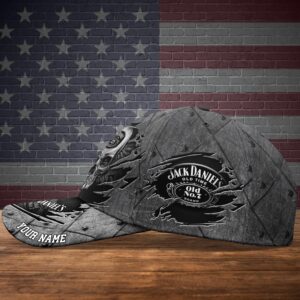 Personalized Jack Daniel Skull Wings Custom Cap