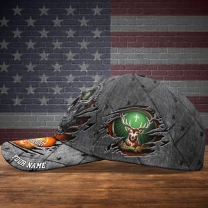 Personalized Jagermeister Skull Ornage Custom Cap