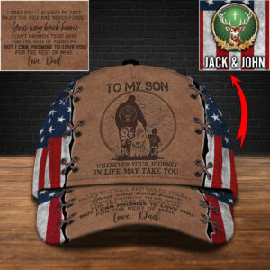 Personalized Jagermeister To My Son Custom Cap