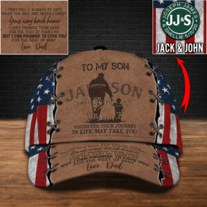 Personalized Jameson To My Son Custom Cap