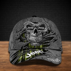 Personalized Jeep Skull Custom Cap