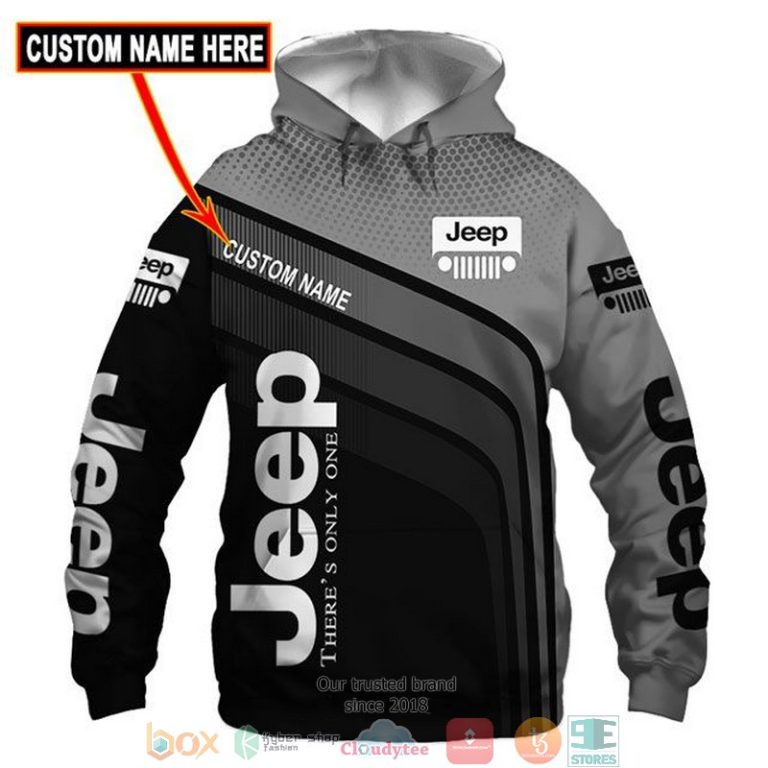 Personalized-Jeep-ThereS-Only-One-Black-3D-Shirt-Hoodie-1