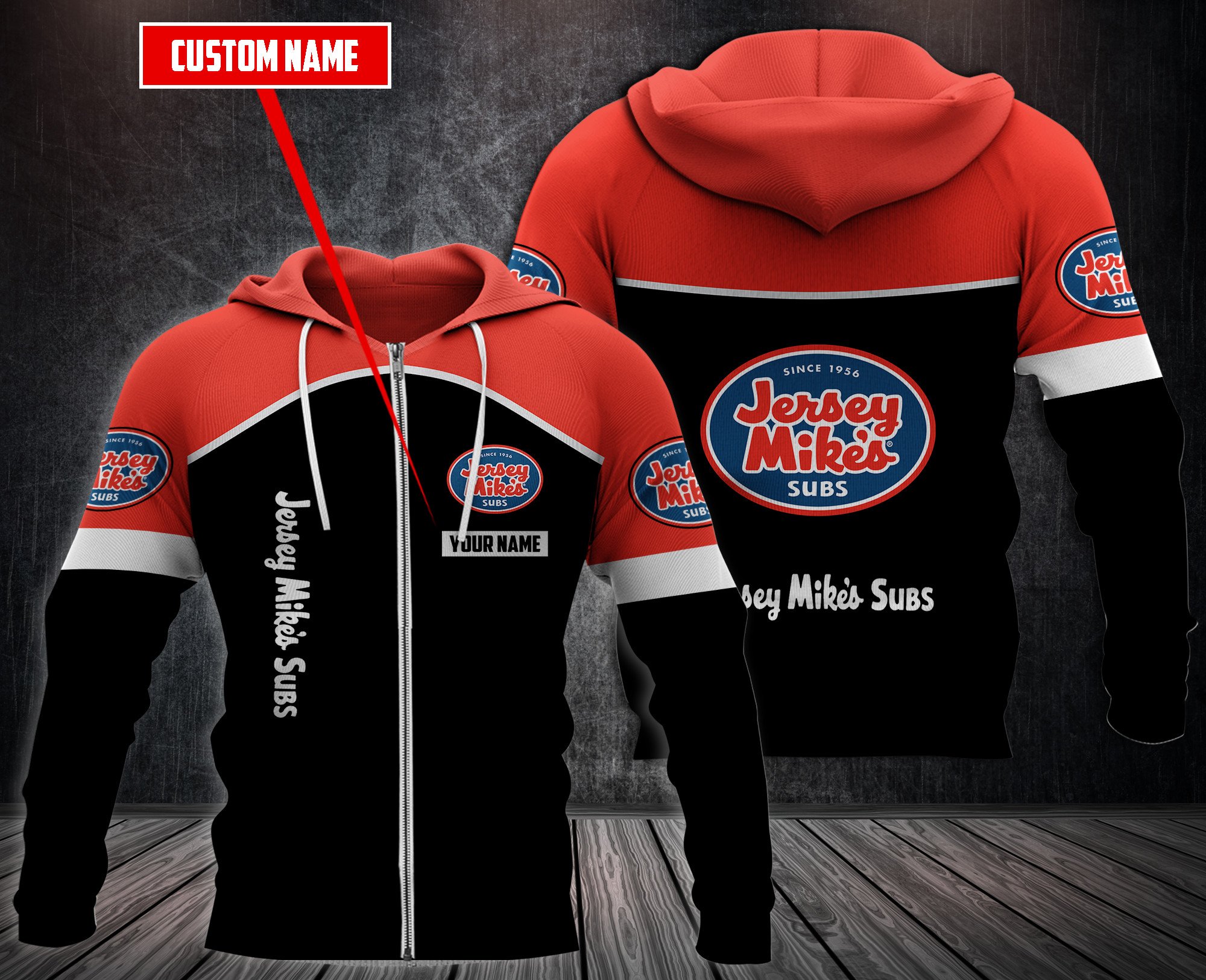 Personalized Jersey MikeS Subs 3D Fleece Hoodie Hoodie Personalized Jersey MikeS Subs 3D Fleece Hoodie Hoodie