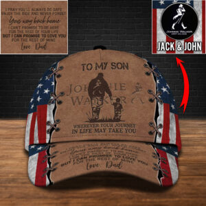 Personalized Johnnie Walker To My Son Custom Cap