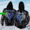 Personalized Kentucky Wildcats Dragon Ncaa 3D Hoodie T Shirt