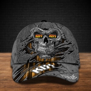 Personalized Kiss Skull Custom Cap