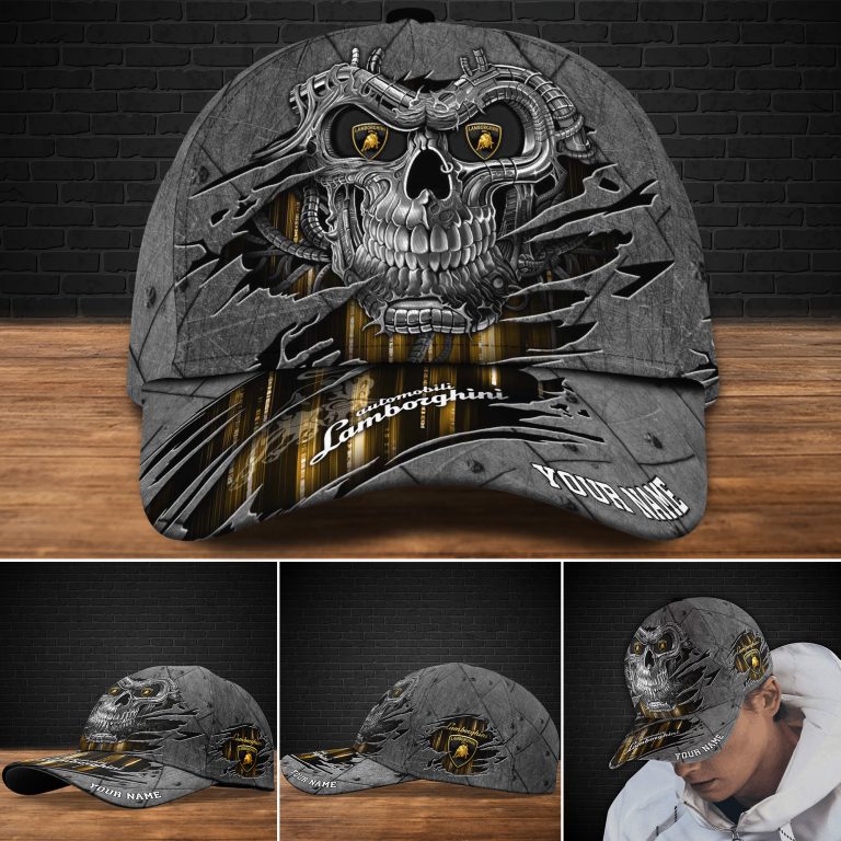 Personalized-Lamborghini-Skull-Custom-Cap-1