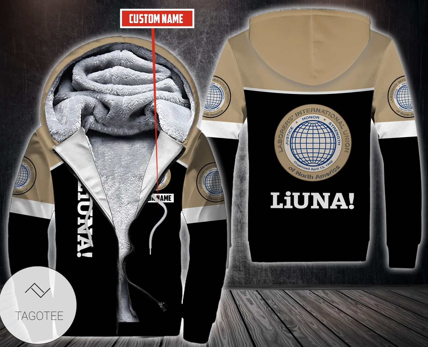 Personalized Liuna Fleece Hoodie Personalized Liuna Fleece Hoodie