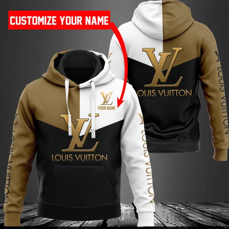 Personalized-Louis-Vuitton-Black-Brown-White-3D-Shirt-Hoodie-1