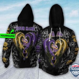 Personalized Lsu Tigers Dragon Ncaa 3D Hoodie T Shirt