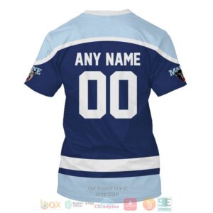 Personalized Maine Black Bears Custom Blue 3D Shirt Hoodie
