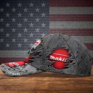 Personalized Makita Skull Wings Custom Cap