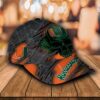 Personalized Miami Hurricanes Skull Custom Cap