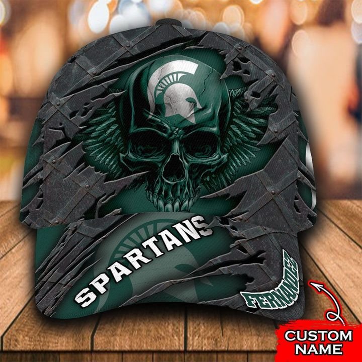 Personalized-Michigan-State-Spartans-3D-Skull-Cap-Hat-1