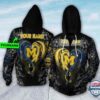 Personalized Michigan Wolverines Dragon Ncaa 3D Hoodie T Shirt