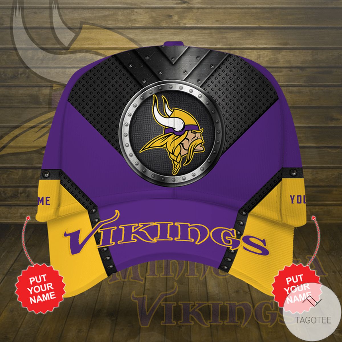 Personalized Minnesota Vikings Cap Personalized Minnesota Vikings Cap