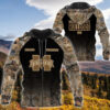 Personalized Mississippi State Bulldogs Hunting Camo Custom 3D Shirt Hoodie