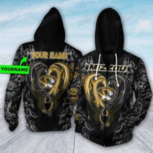 Personalized Missouri Tigers Dragon Ncaa 3D Hoodie T Shirt