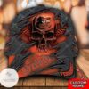 Personalized Mlb Baltimore Orioles 3D Skull Hat Cap
