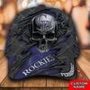 Personalized Mlb Colorado Rockies 3D Skull Custom Name Cap