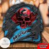 Personalized Mlb Miami Marlins 3D Skull Hat Cap