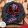 Personalized Mlb Minnesota Twins 3D Skull Hat Cap