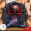 Personalized Mlb Texas Rangers 3D Skull Hat Cap