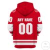 Personalized Name And Number Detroit Red Wings Branded 3D Hoodie