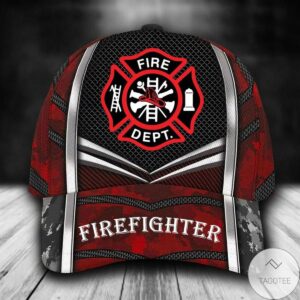 Personalized Name Firefighter Cap