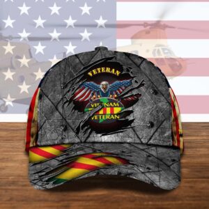 Personalized Name Vietnam Veteran Classic Hat Cap