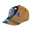 Personalized Native American Wolf Custom Name Cap